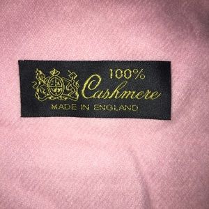 Pink Cashmere Scarf